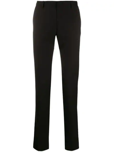 Shop Paul Smith Tailored Straight Leg Trousers In Black