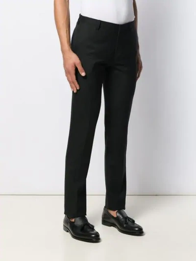 Shop Paul Smith Tailored Straight Leg Trousers In Black