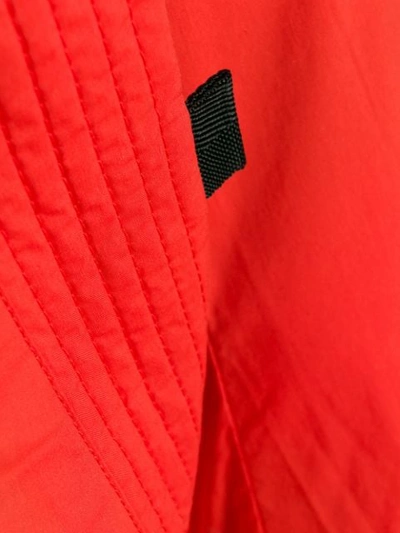 Shop Diesel Hooded Parka Jacket In Orange