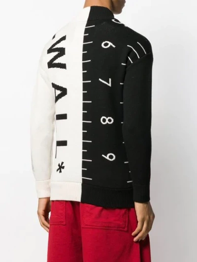 CONTRAST LOGO SWEATER