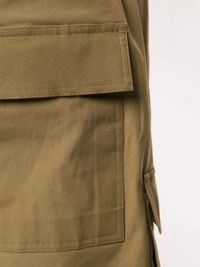 Shop Rick Owens Cargo Boxer Shorts In Brown