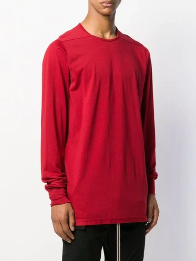 Shop Rick Owens Drkshdw Jersey T-shirt In Red