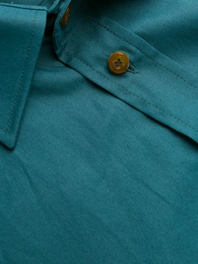 Shop Vivienne Westwood Plain Button Shirt In Green