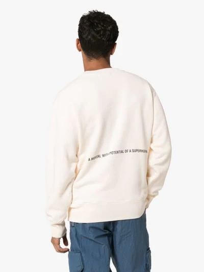 Shop Ambush Logo Printed Sweatshirt In White