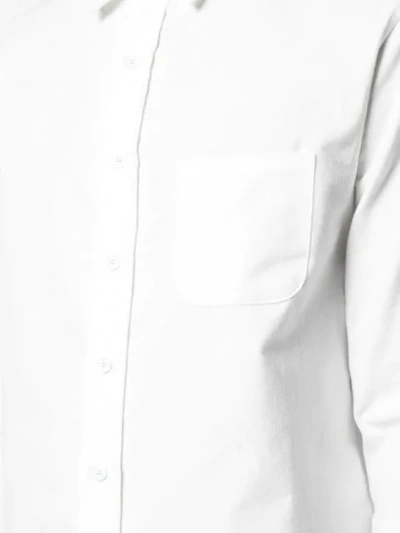 Shop Simon Miller Front Pocket Shirt In White