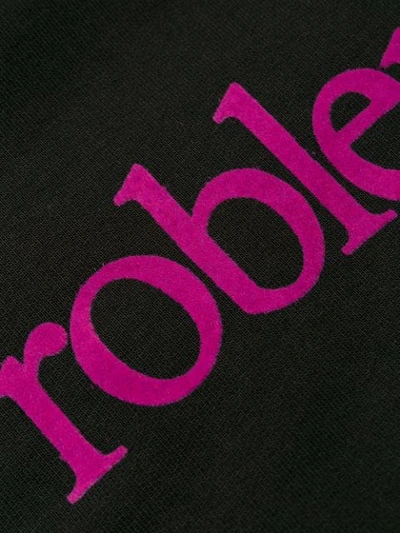 Shop Aries 'no Problemo' Print Sweatshirt In Black