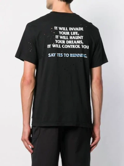 Shop Satisfy Born To Run T-shirt In Black