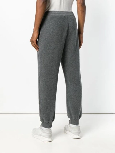 Shop Stella Mccartney Elasticated Waist Track Pants In Grey