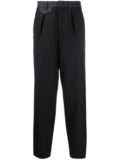 MCQ BY ALEXANDER MCQUEEN PINSTRIPED TAILORED TROUSERS 