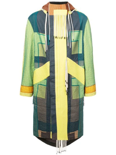 Shop Craig Green Quilted Parka - Yellow