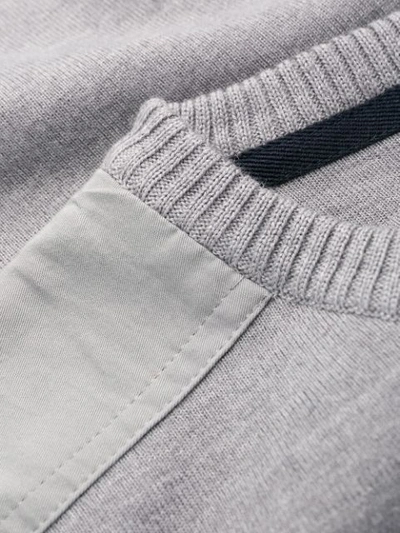 Shop Paul & Shark Crew Neck Sweater In Grey