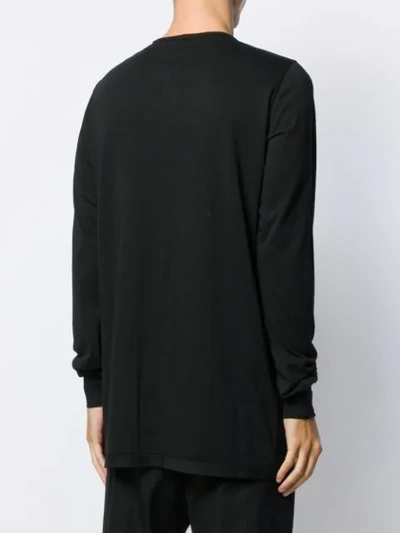 RICK OWENS DRKSHDW GRAPHIC PRINT SWEATSHIRT - 黑色