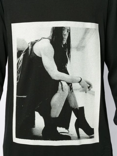 Shop Rick Owens Drkshdw Graphic Print Sweatshirt In Black