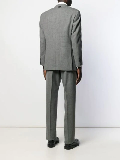 Shop Thom Browne Slim-fit Two Piece Suit In Grey