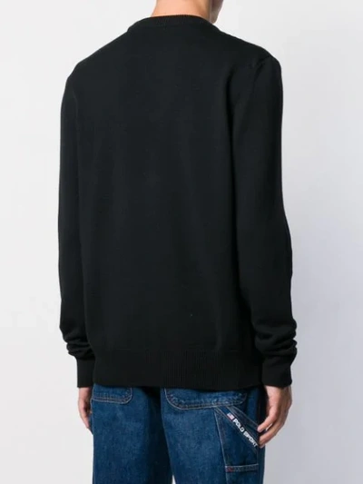 Shop Nasaseasons No One Is Innocent Patch Sweater In Black