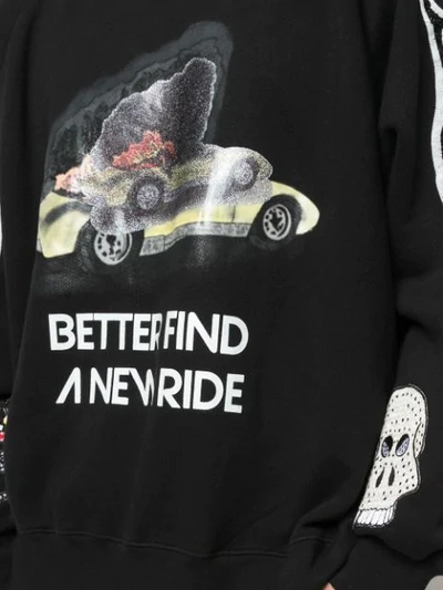 Shop Lost Daze New Ride Sweatshirt In Black