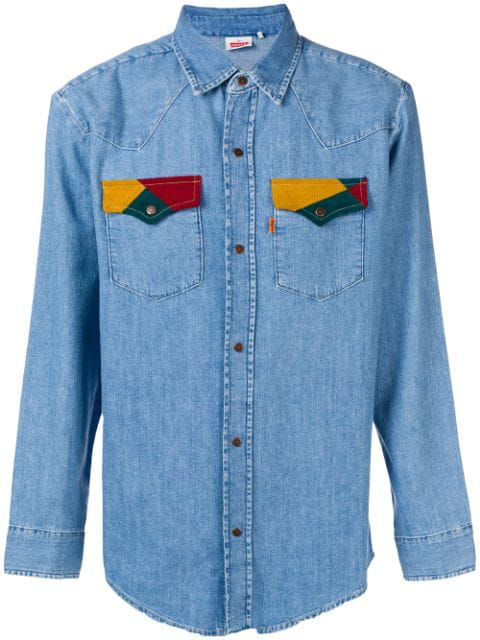 levi's corduroy western shirt