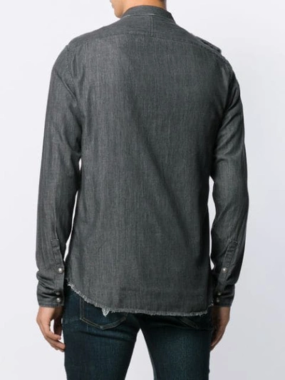 Balmain Logo Shirt In Black