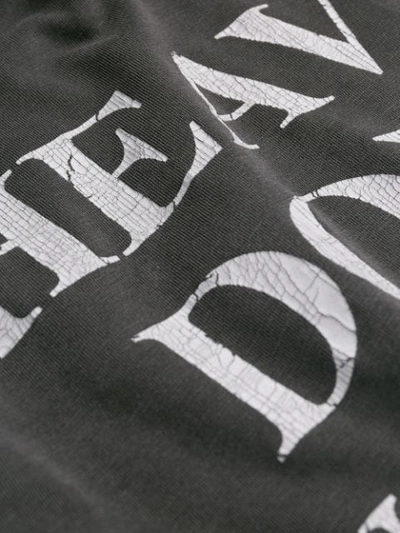 Shop Amiri Heaven And Hell Print T-shirt In Grey