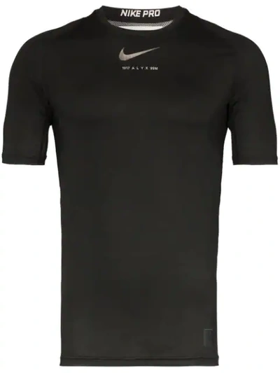 Shop Nike X1017 Alyx 9sm Logo Print T-shirt In Black
