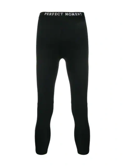 Shop Perfect Moment Two-way Stretch Fitness Tights In Black