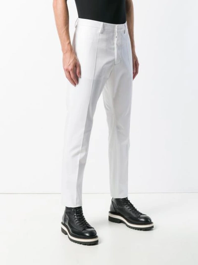 Shop Dsquared2 Chino Trousers - White