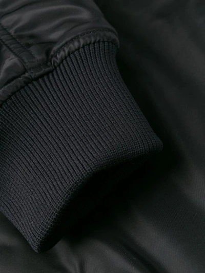 Shop Acne Studios Makio Bomber Jacket In Black