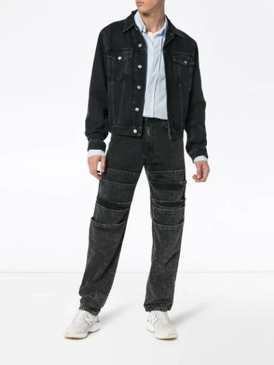 Shop Y/project Y / Project Layered Denim Jeans - Black