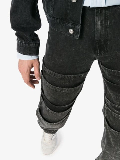 Shop Y/project Y / Project Layered Denim Jeans - Black
