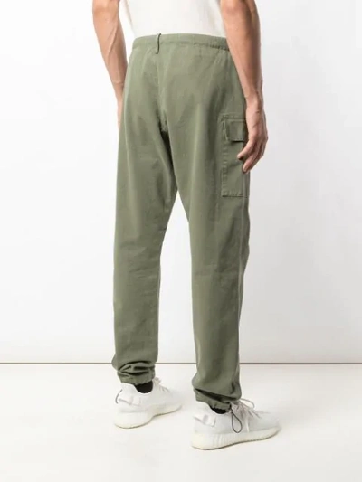 Shop Fear Of God Drawstring Trousers In Green