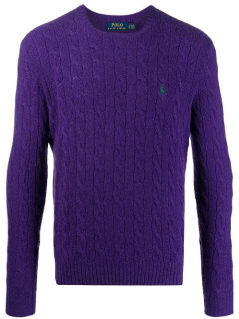 ralph lauren purple jumper