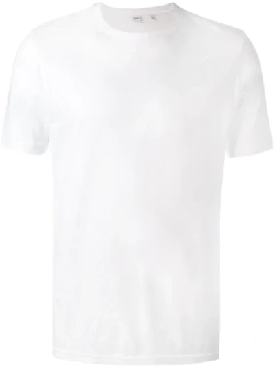 Shop Aspesi Classic Plain T-shirt In White