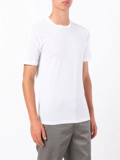 Shop Aspesi Classic Plain T-shirt In White