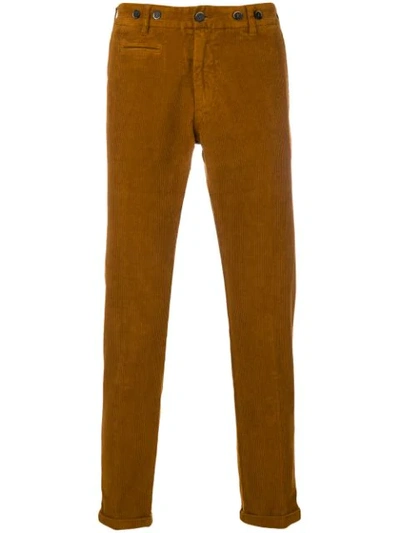 Shop Barena Venezia Corduroy Trousers In Brown