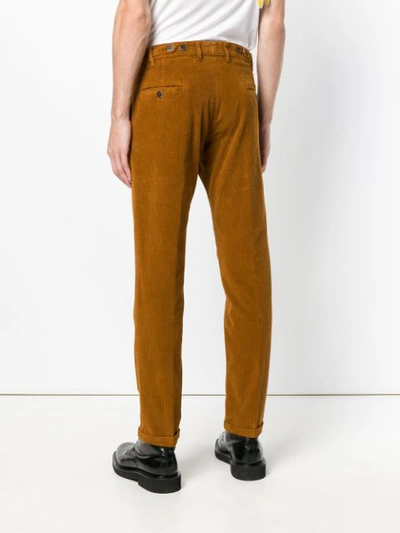 Shop Barena Venezia Corduroy Trousers In Brown