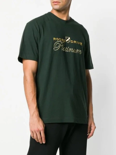 Shop Alexander Wang Embroidered Patch T-shirt - Green
