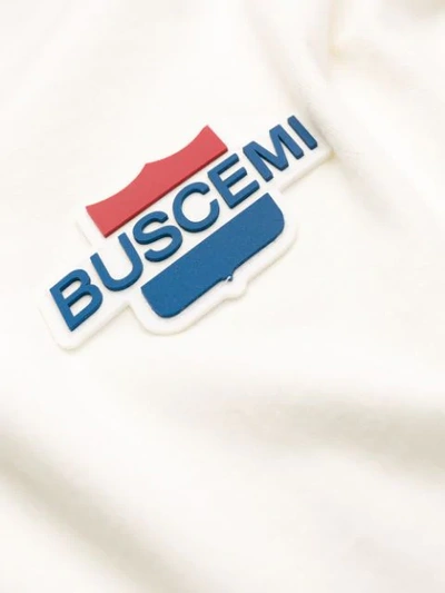 Shop Buscemi Loose-fit Logo Patch T-shirt In White