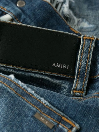 Shop Amiri Mx1 Skinny Jeans In Blue