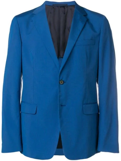 Shop Prada Two Button Blazer - Blue