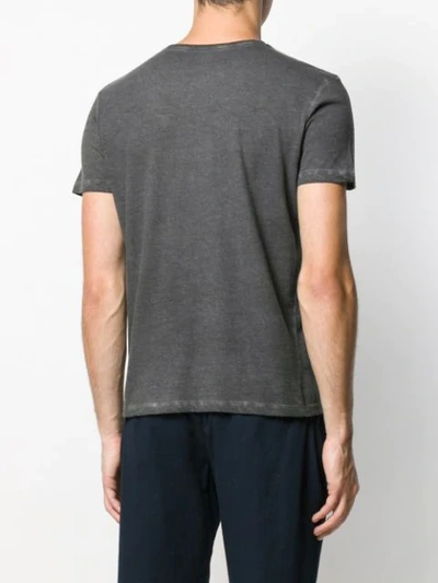 Shop Majestic Slim-fit T-shirt In Grey