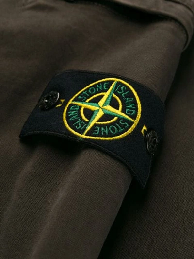Shop Stone Island Slim-fit Trousers In Grey