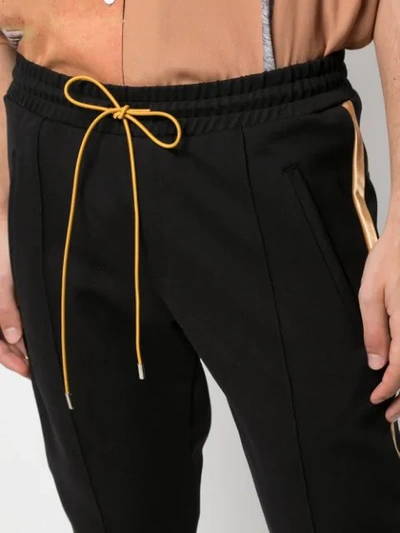 Shop Rhude Tuxedo Track Pants In Black