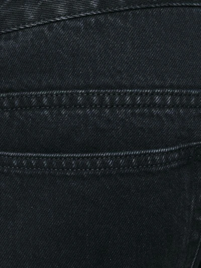 Shop Officine Generale Regular Fit Jeans In Black