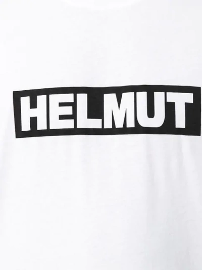 Shop Helmut Lang Logo T In White