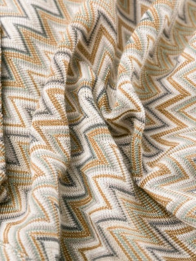 Shop Missoni Hemd Mit Zickzackmuster In Neutrals