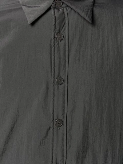 Shop Maison Flaneur Lightweight Shirt Jacket In Grey