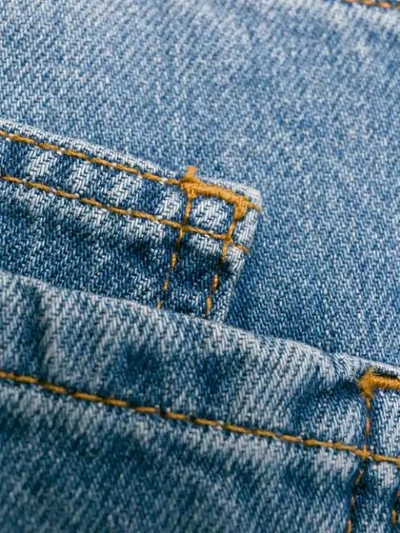 Shop Philipp Plein Straight Cut Original Jeans In Blue