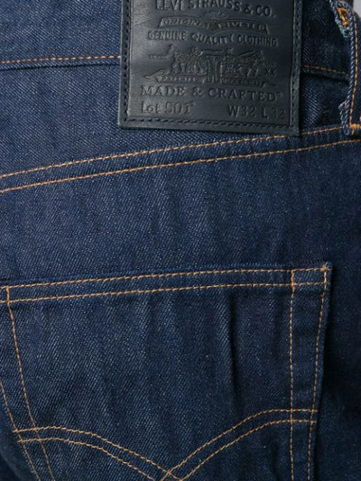 LEVI'S: MADE & CRAFTED STRAIGHT-LEG JEANS - 蓝色