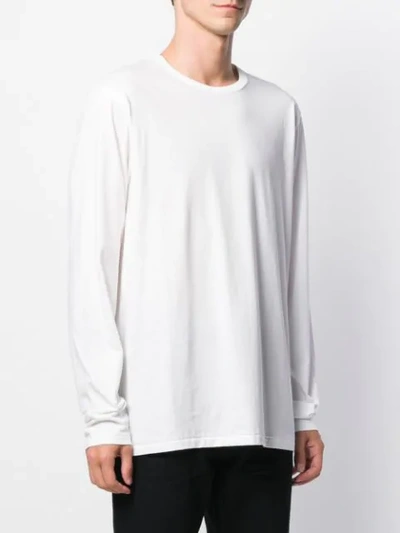 Shop Rag & Bone Plain Relaxed-fit Sweatshirt In White