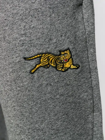 Shop Kenzo 'jumping Tiger' Jogginghose In Grey